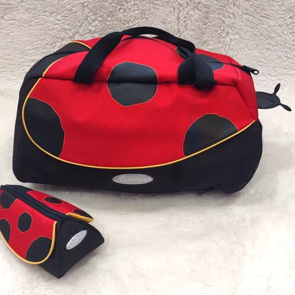 SAMMIES By SAMSONITE LADY BUG TRAVEL BAG With PENCIL CASE. - Picture 1 of 16